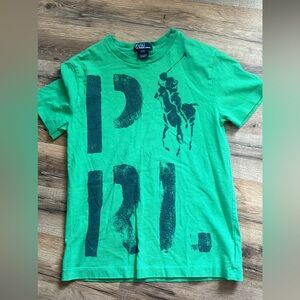 Boys Green Polo Ralph Lauren T-shirt